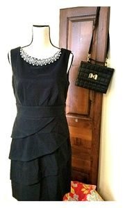 Professional Dress With Pearl Embellishments